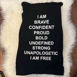 Black Graphic Sweatshirt